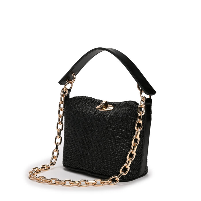 BLACK STRAW MINI BUCKET - Image 2