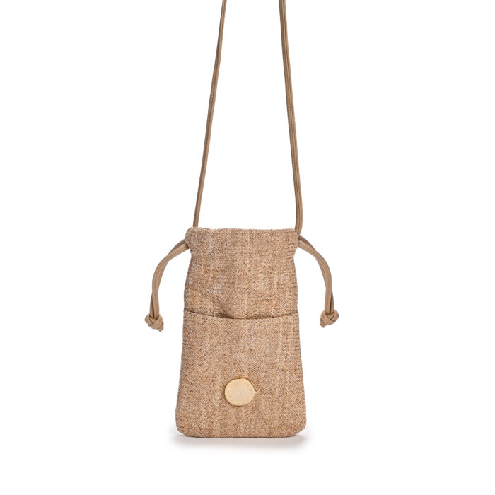 NATURAL STRAW POUCH - Image 1