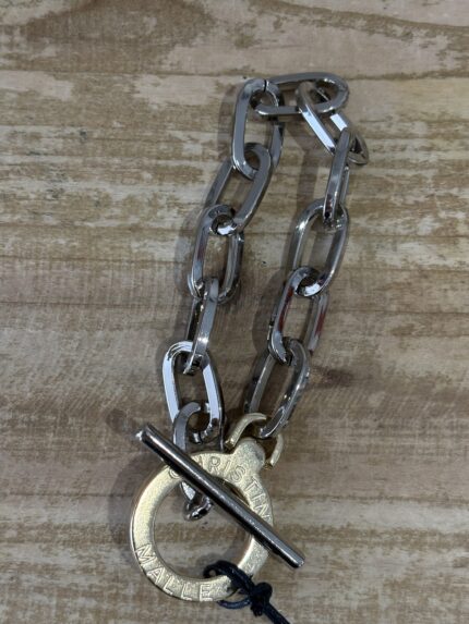 SILVER WITH GOLD BRACELET