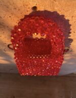 Red beaded bag - Image 2