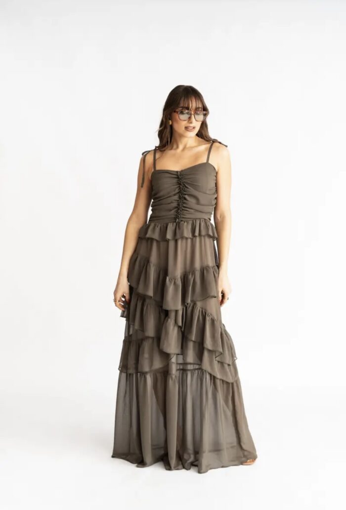 Olive maxi dress - Image 1