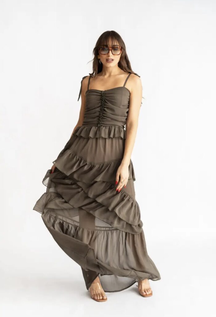 Olive maxi dress - Image 2