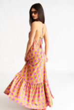 Orange Lily Backless Dress - Image 2