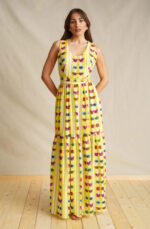 Retroholic Yellow Maxi Dress