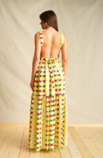 Retroholic Yellow Maxi Dress - Image 4