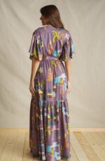 Purple Edem Maxi Dress - Image 2
